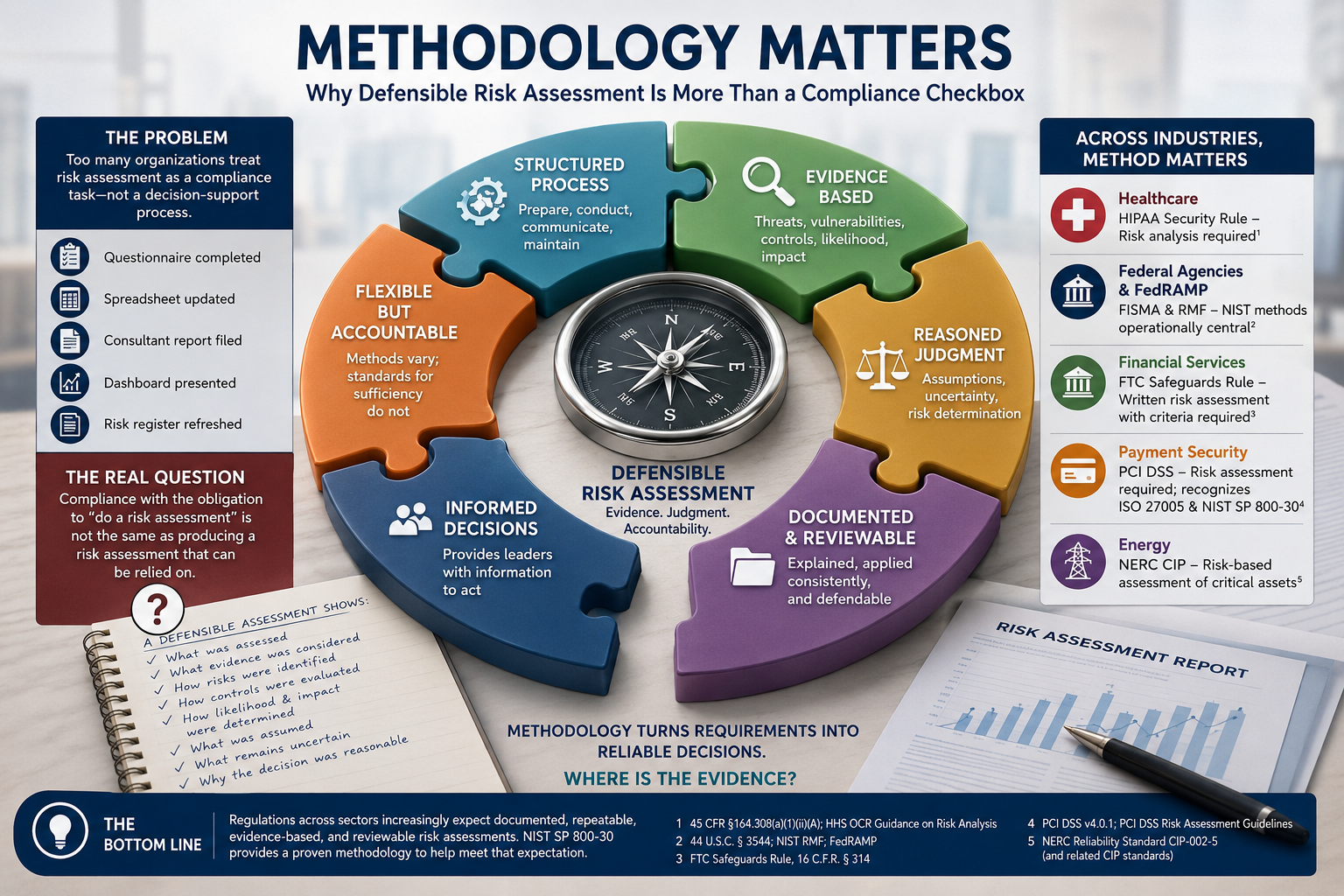 Methodology Matters: Why Defensible Risk Assessment Is More Than a Compliance Checkbox
